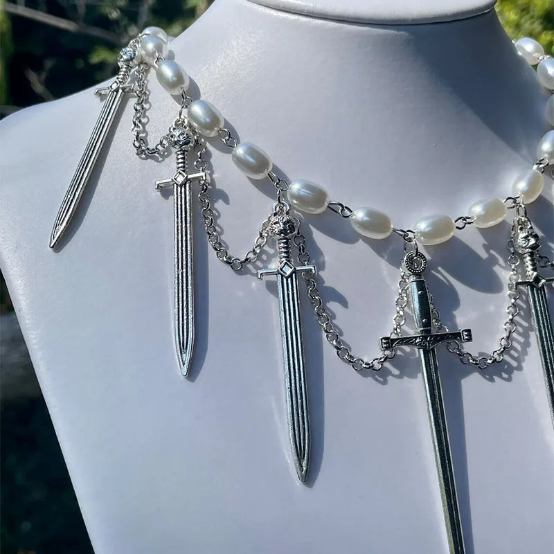 SEVEN SWORDS NECKLACE